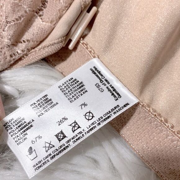 GLAMORISE bra Under Wire Front-Closure Lace detail adjustable straps sz 44D - Picture 4 of 8